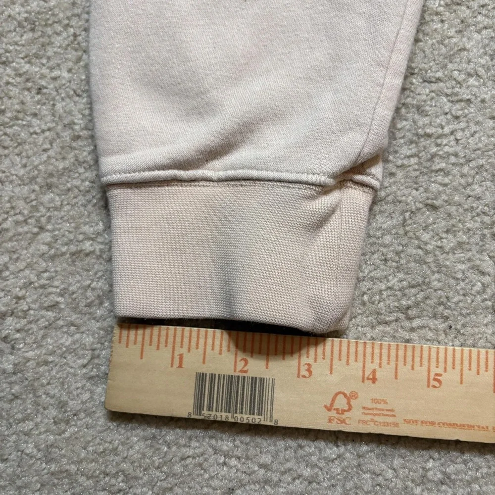 Nike Sweatpants Mens Small‎ Beige Fleece Jogger Pants Pockets Lounge Drawstring